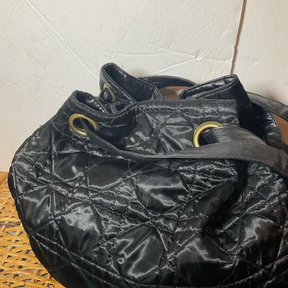 “BIG BUDDHA” Black Soft Sided Quilted Bag. - Picture 3 of 15